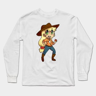 Chibi Applejack Long Sleeve T-Shirt